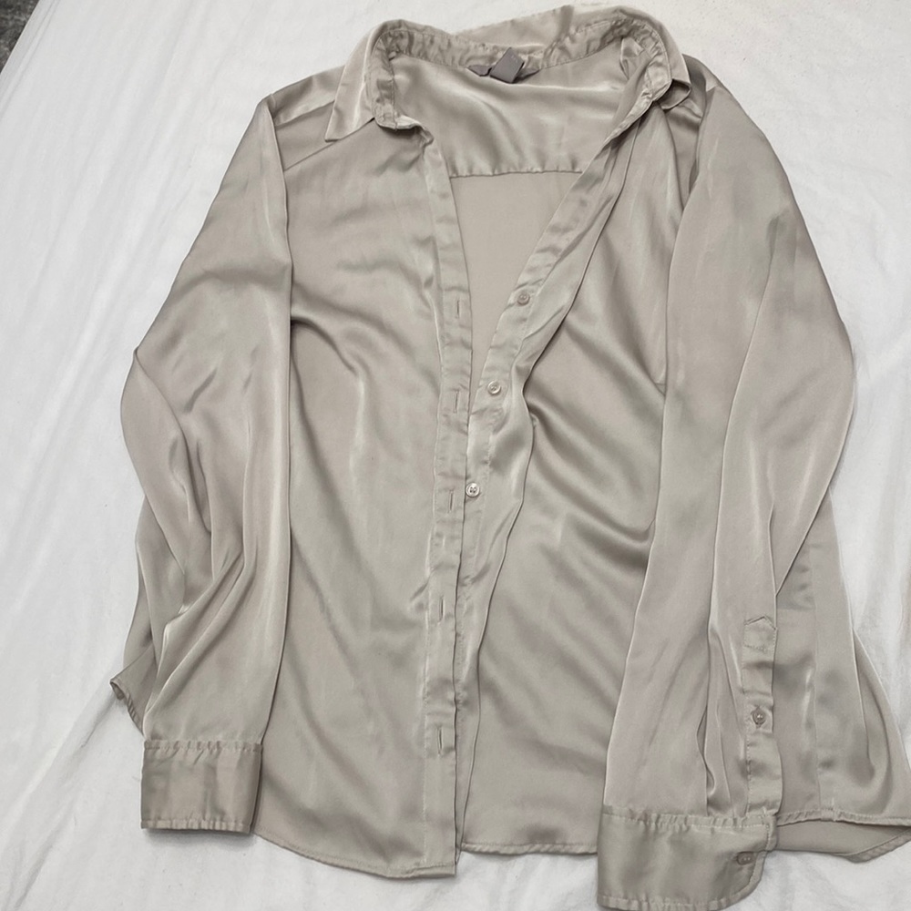 H&M Satin Button Down